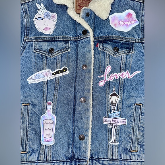 Custom Swift Sherpa/jean jacket - Picture 8 of 15